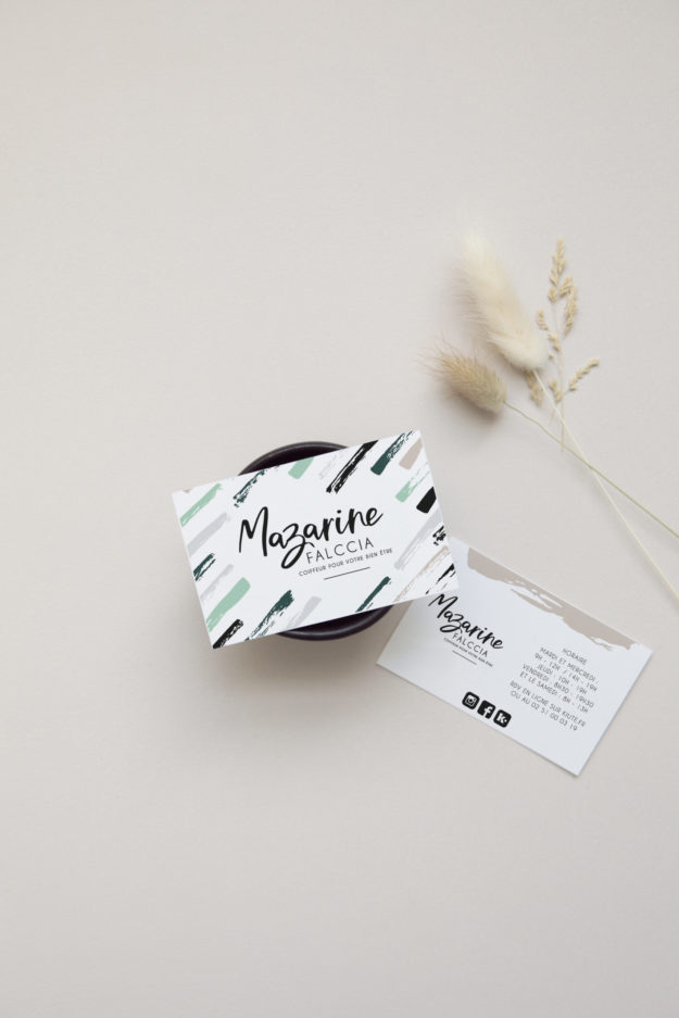 création carte de visite vendée